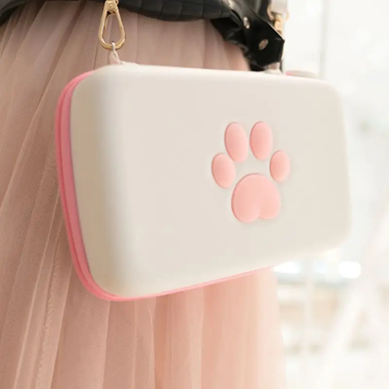 

Cute Cat Paw Storage Bag for Switch / Switch Lite Portable Travel Carrying Case
