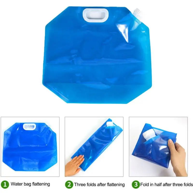 

Outdoor Car Storage Water Bag Emergency Cycling Foldable Water Bottle Bag Portable Outdoor Camping Hiking Supplies Accessories