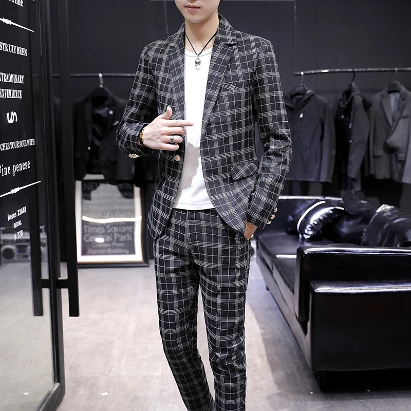 

Casual suit men's suit Korean slim suit autumn coat trend