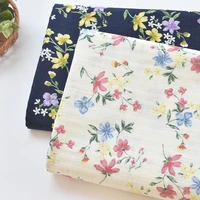 112cm wide floral printed fabric cotton fabrics for patchwork craft diy sewing quilting material accessories home textile tissu