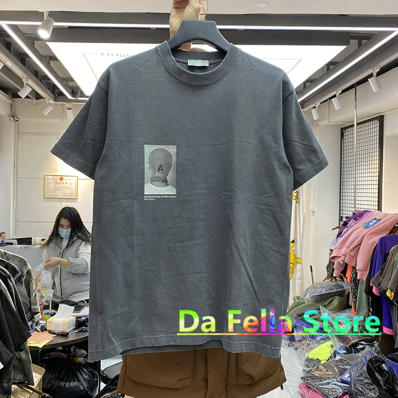 

2021SS Arnodefrance футболка для мужчин и женщин 1:1 высокое качество вареные старые винтажные Arnodefrance футболки летняя коллекция ADF Топы