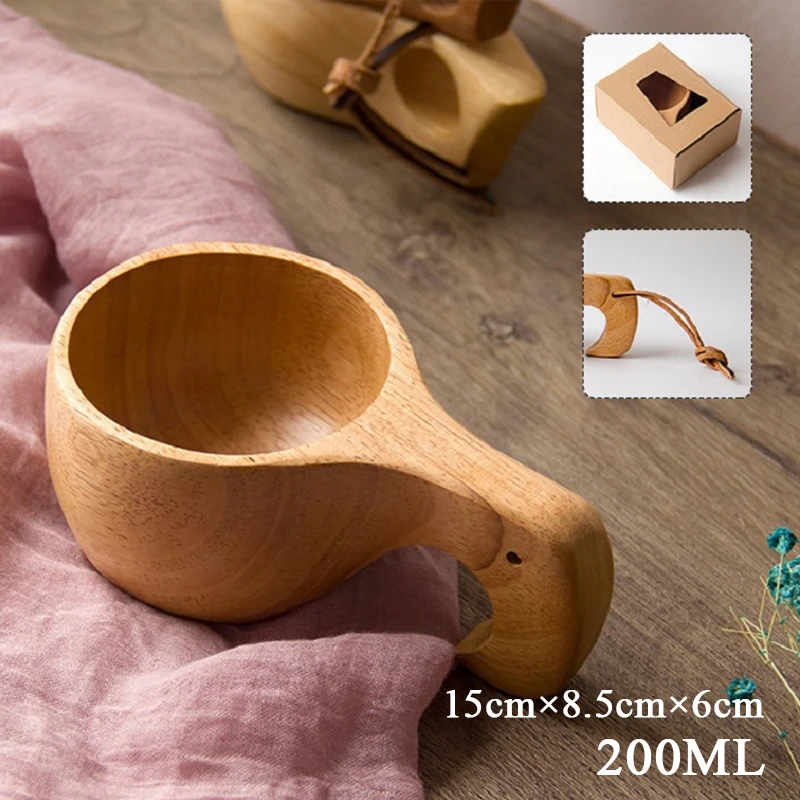 Деревянная кофейная кружка бочка из нержавеющей стали и смолы 3D для пива бокал