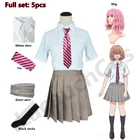 Костюм для косплея из аниме Токийский мстители, школьная форма Tachibana Hinata, рубашка, брюки, юбка, костюм, парики