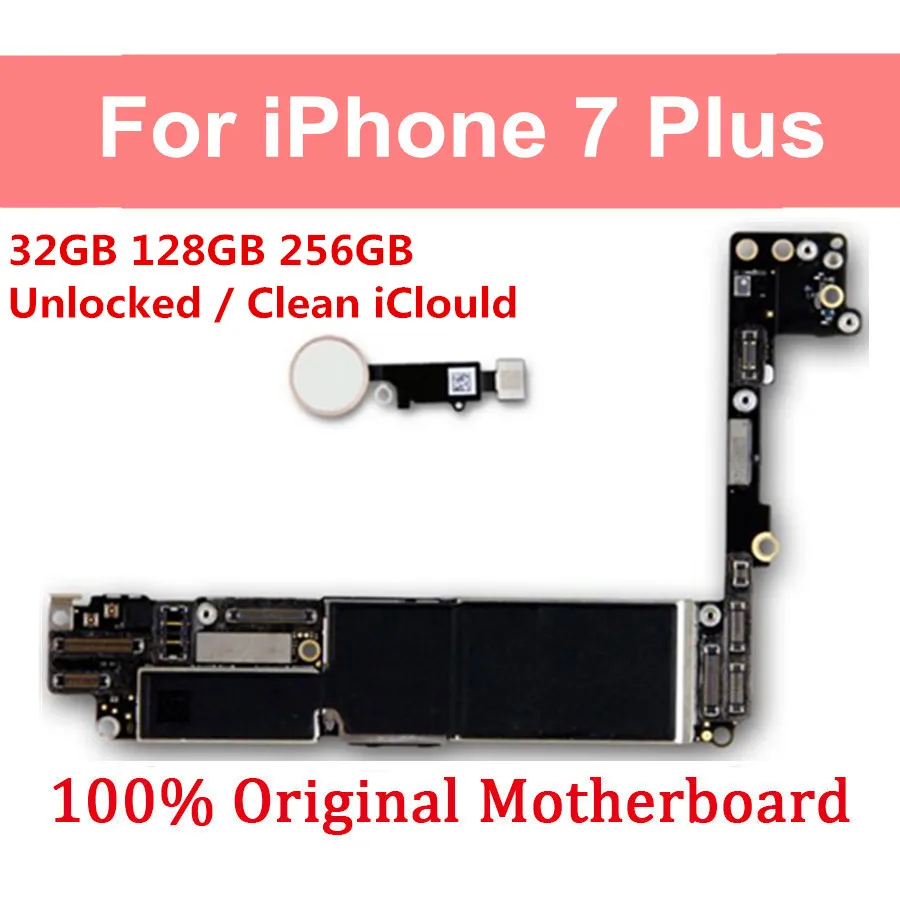 Разблокированная материнская плата для iPhone 7 Plus 32 ГБ 128 256 5 дюймов основная