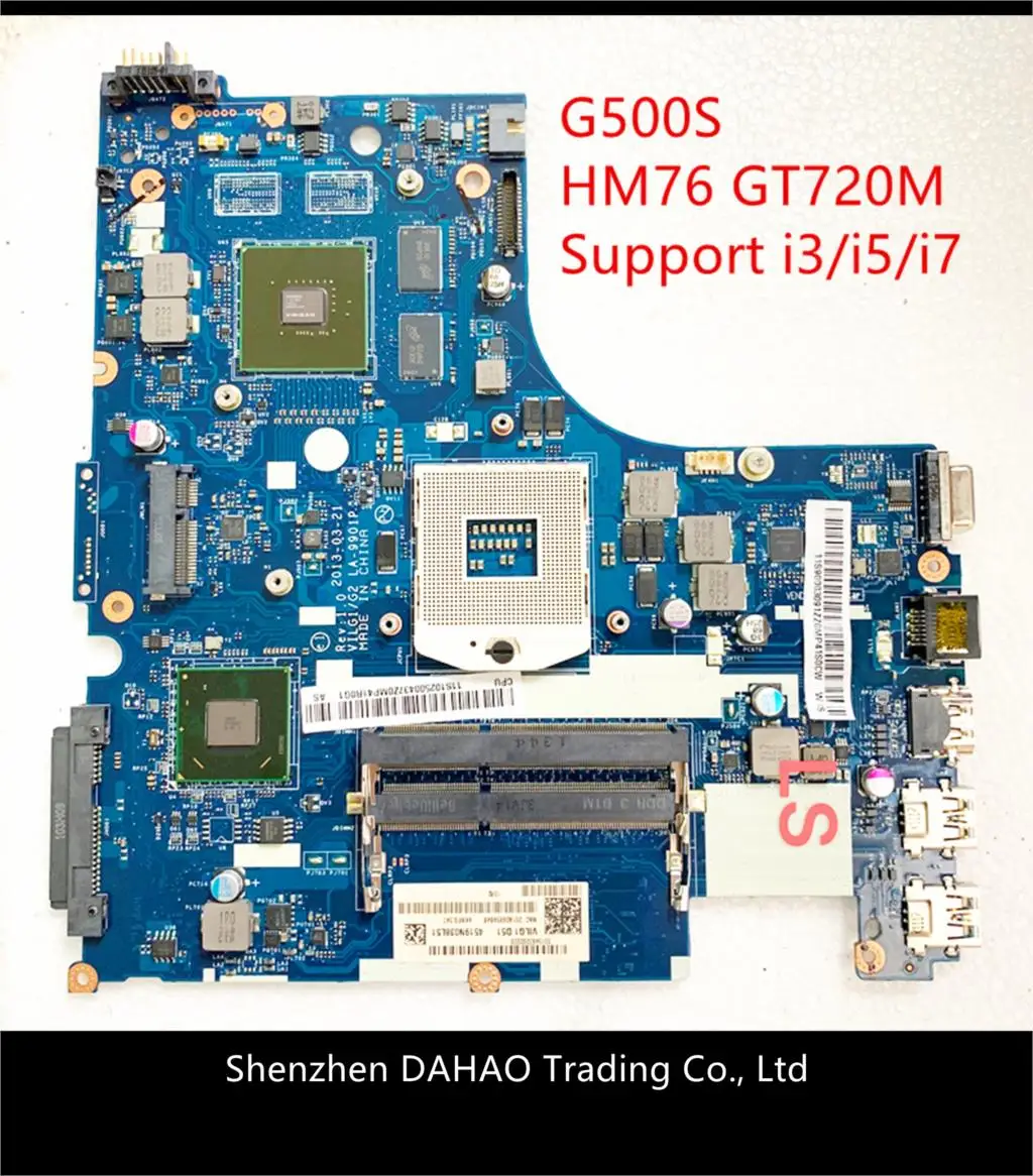 VILG1/G2 LA-9901P материнская плата для ноутбука Lenovo G500S портативного компьютера с HM76