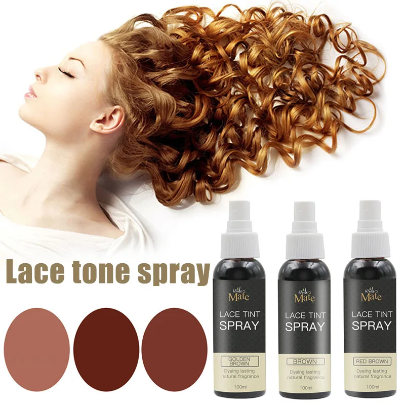 

Newly Tinted Lace Aerosol Spray Lace Dye Spray and Lace Adhesive Glue for Lace Wig Toupee FIF66
