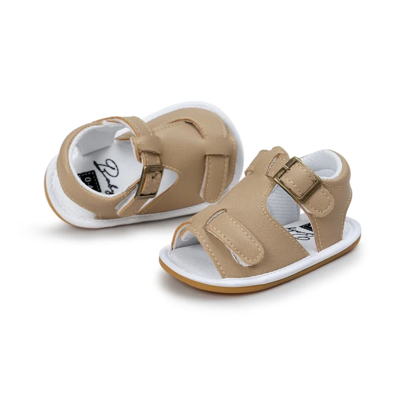 Сандалии детские Нескользящие из ПУ кожи мягкая обувь для девочек летняя