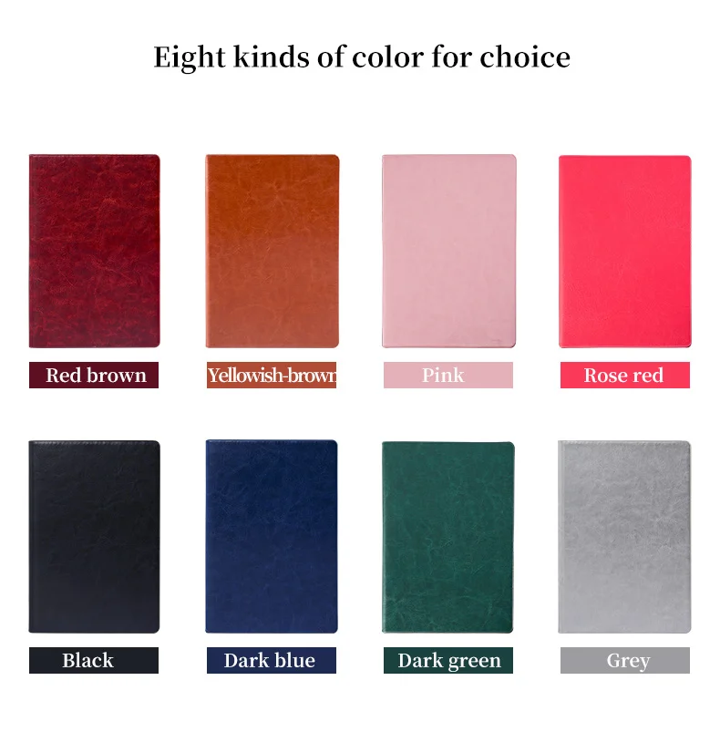 Блокнот А4/А5 деловая кожаная записная книжка с твердой обложкой подарок на день