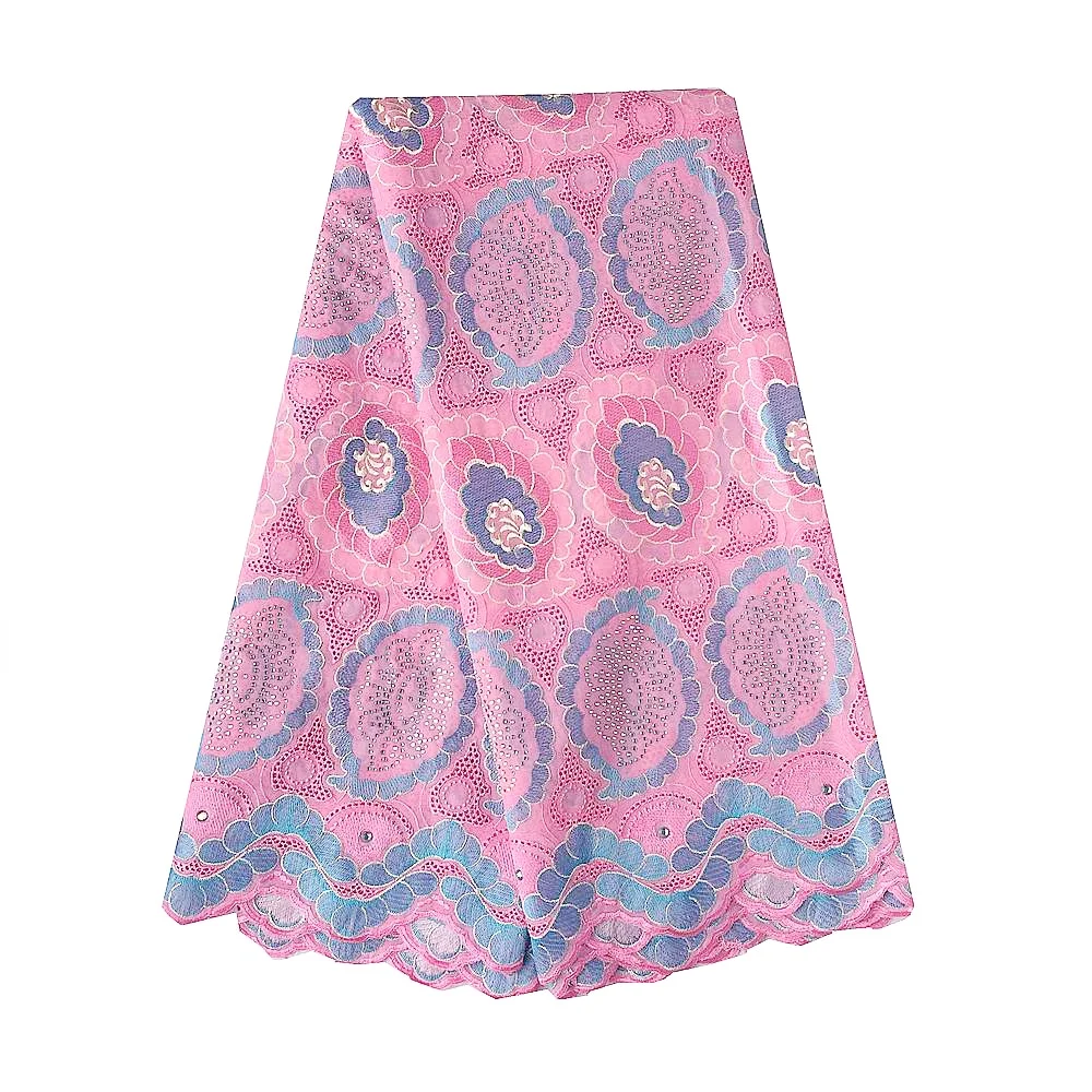 

Embroidered Cotton Materials African High Quality Swiss Voile Lace in Switzerland 2020 Nigerian Dry Lace Fabric for Wedding