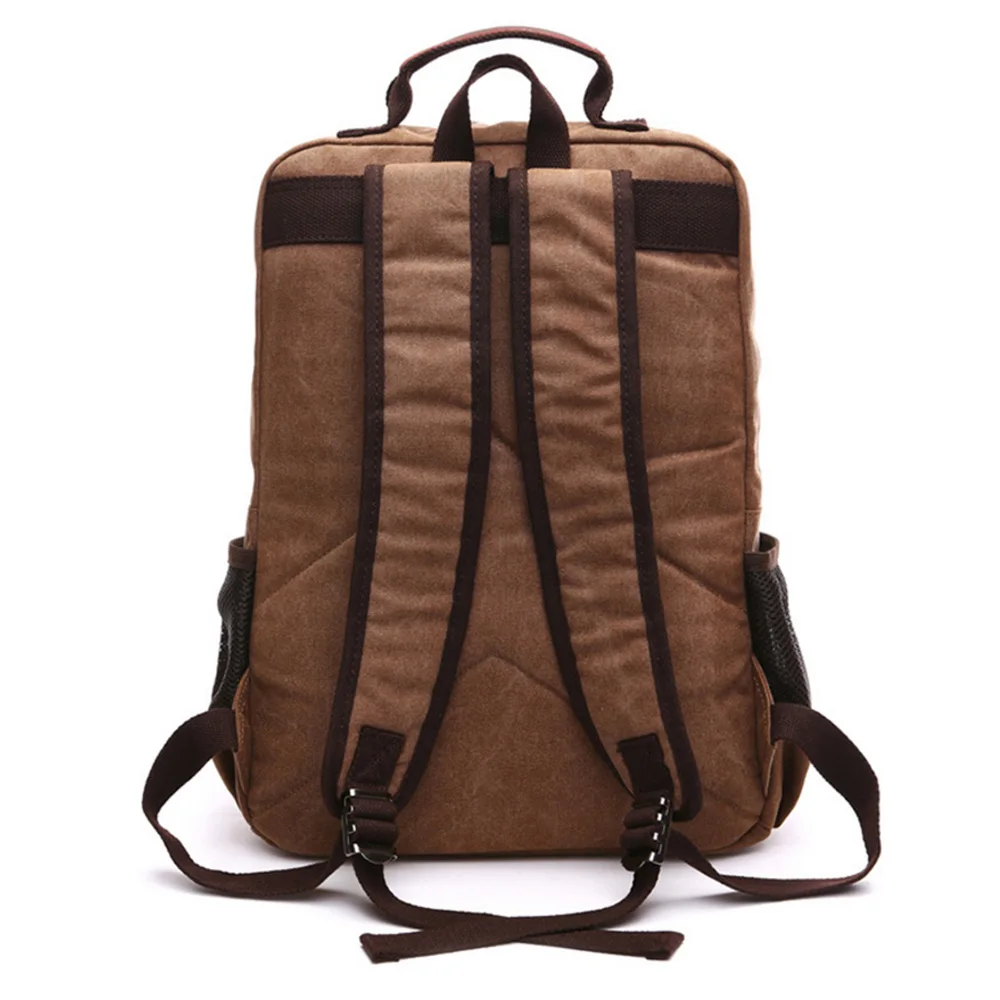 Холщовый Рюкзак для улицы винтажный рюкзак ноутбука повседневный с несколькими