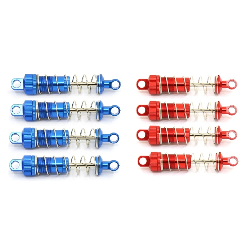 

8 Pcs Metal Shock Absorber Damper For MN D90 MN99S WPL C14 C24 Wltoys A959 A959-B RC Car Upgrade Parts Accessories,2 & 4