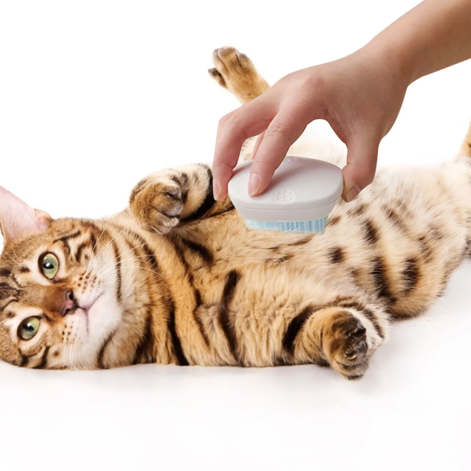 

Cat Grooming Massage Brush One-click Hair Removal Cat Hair Cleaner Dog Cleaning Comb Pet Massage Comb