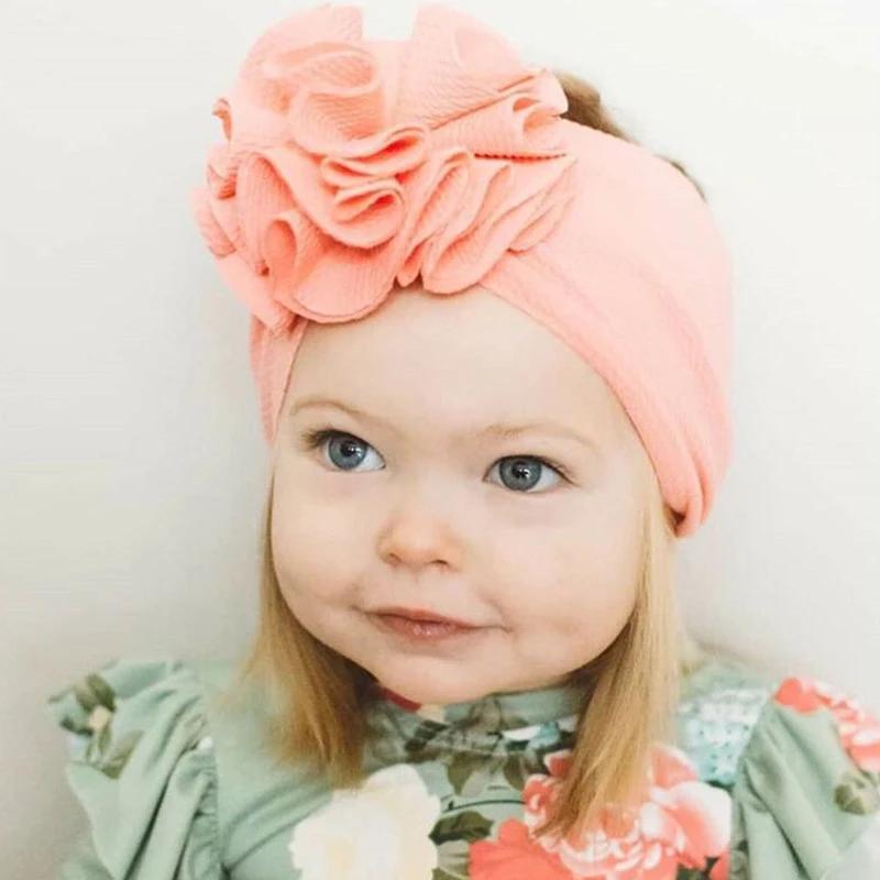 1 PCS Spring Summer Solid Color Baby Headband Girls Twisted Knotted Soft Elastic Baby Girl Headbands Hair Accessories