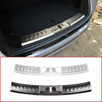 stainless steel car built in tailgate rear bumper plate protect cover for land rover range rover evoque%ef%bc%88l551%ef%bc%892020 car accessory