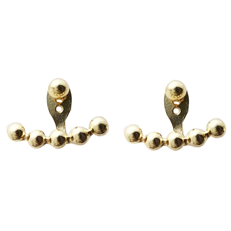 

Mihan S925 needle Modern Jewelry Geometric Earrings New Design Golden Plating Stud Earrings For Girl Fine Accessories Wholesale