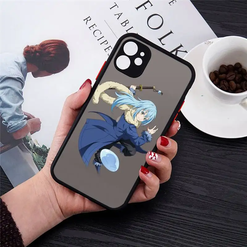 

Rimuru Tempest Phone Cases matte transparent For iphone 7 8 11 12 plus mini x xs xr pro max cover