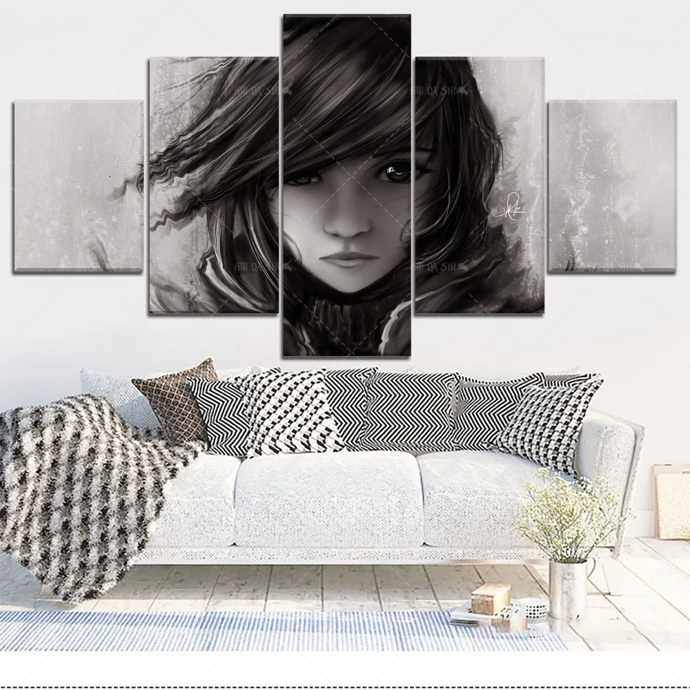 

Игра Hd Wall Art холст картины напечатаны современная 5 Панель модульный Стиль домашний декор искусство печати плакатов картину для Гостиная