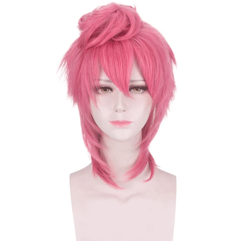 Аниме JOJO странные приключения Золотой ветер Trish Una косплей парик волос костюм