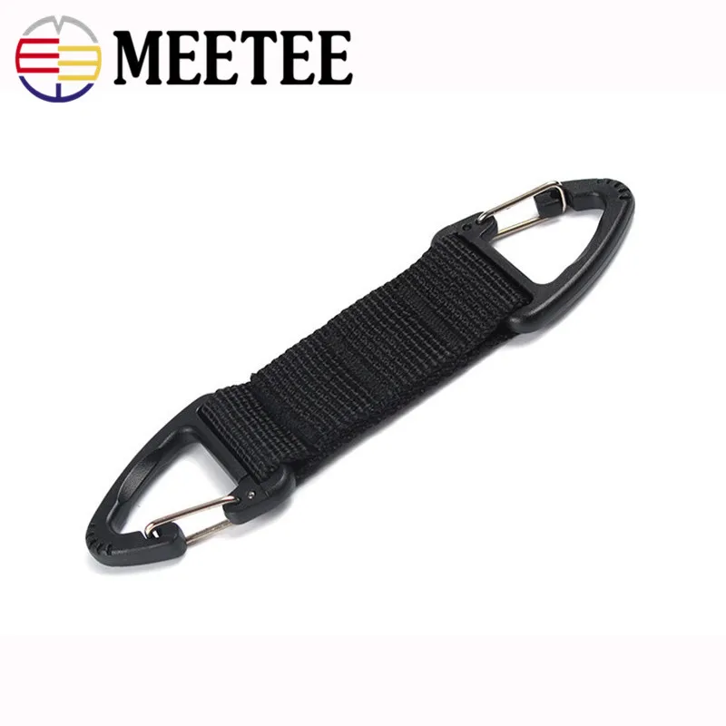 5pcs Multi-function Nylon ribbon double-headed hanging buckle Outdoor Tactical Bag Connecting Buckle Backpack Accessory ZK586 | Дом и сад