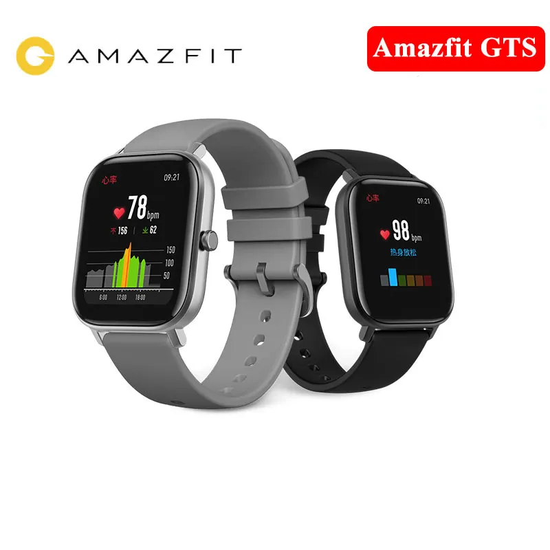 Huami Amazfit GTS Смарт часы глобальная Версия смарт 5 АТМ водонепроницаемые 14 дней
