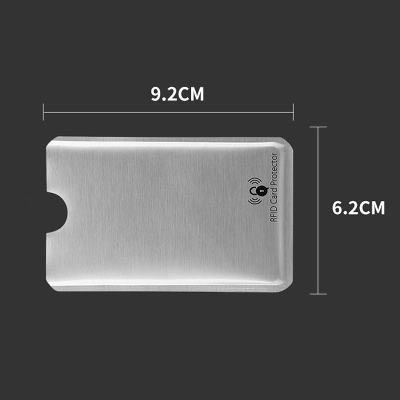 10 шт. Анти Rfid Блокировка ридер Обложка для карт алюминиевая фольга кредитный держатель для карт Защита ID банковский Чехол для карт безопасная упаковка канцелярские принадлежности