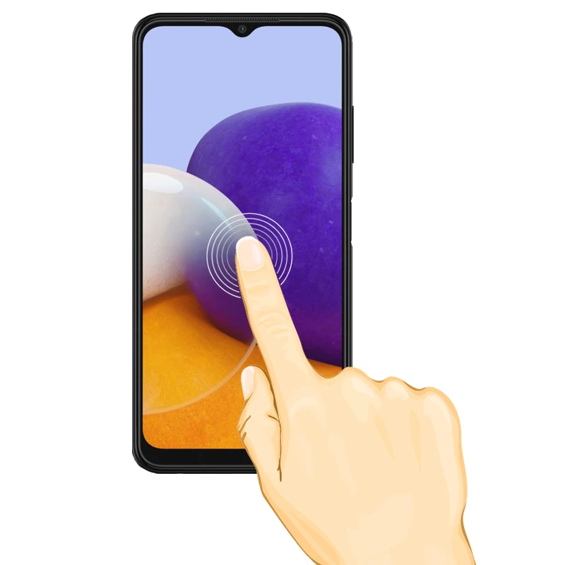 

75 Pcs/Lot 2.5D Premium Tempered Glass Full Cover Screen Protector Protective Film for Samsung Galaxy A22 5G