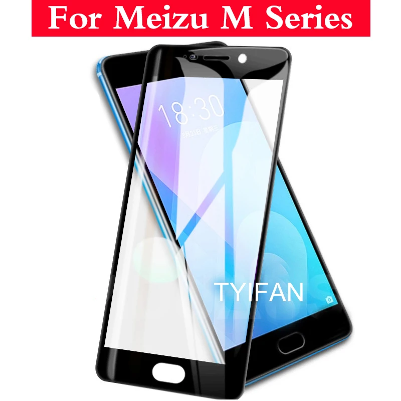 9D Полный Клей закаленное стекло для meizu m3 m5 m6 m8 note аксессуары протектора экрана