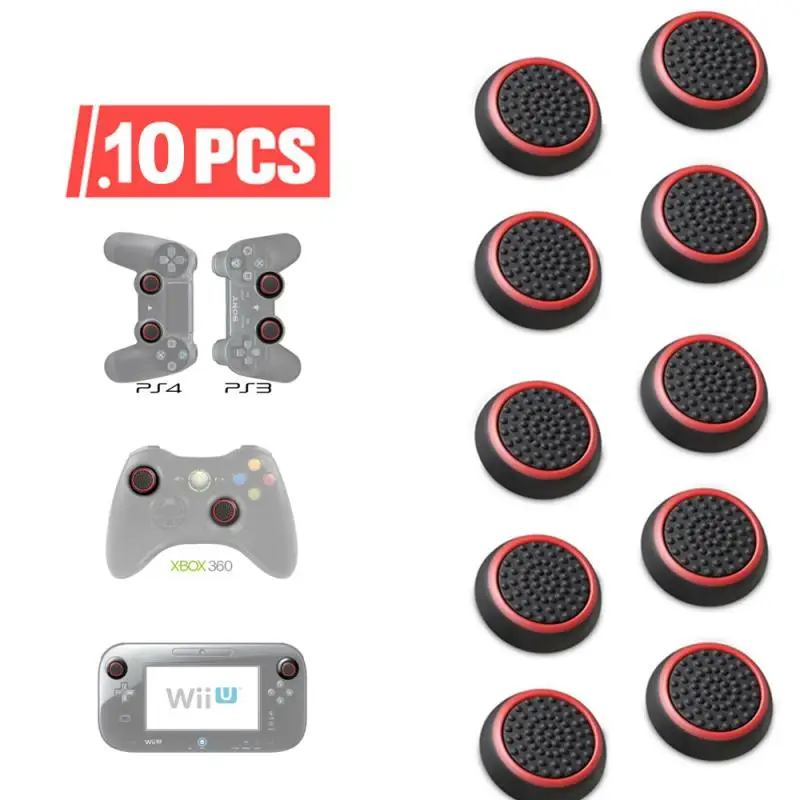 4/10Pcs Controller Thumb Silicone Stick Grip Cap Cover for PS3 one/360/series x Switch Pro Controllers Game Accessory | Электроника
