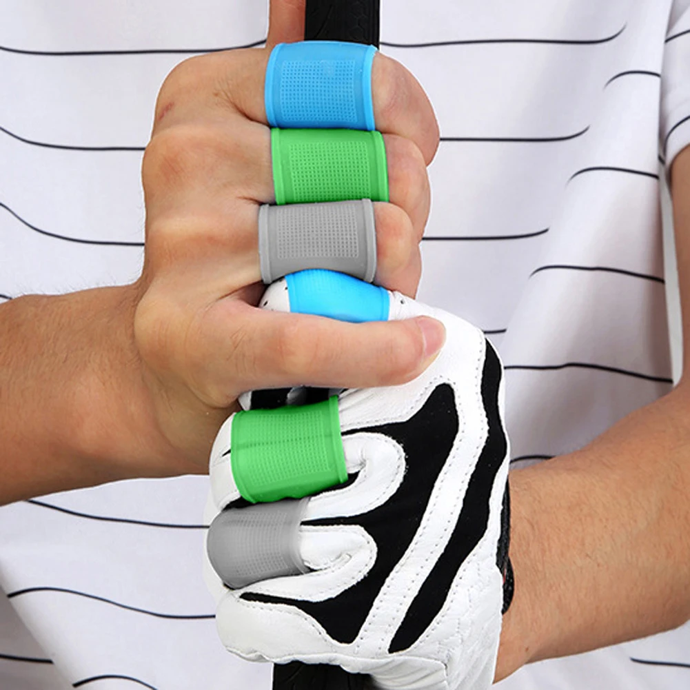 Silicone Sleeves Elasticity Non-Skid Finger Protective Case Prevent Frictional Injuries Golf Sports Accessories | Спорт и