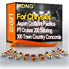MDNG Canbus Светодиодная лампа для освещения салона автомобиля Kit для Chrysler 300 Town Country Concord Aspen Crossfire Pacifica PT Cruiser 200 Sebring