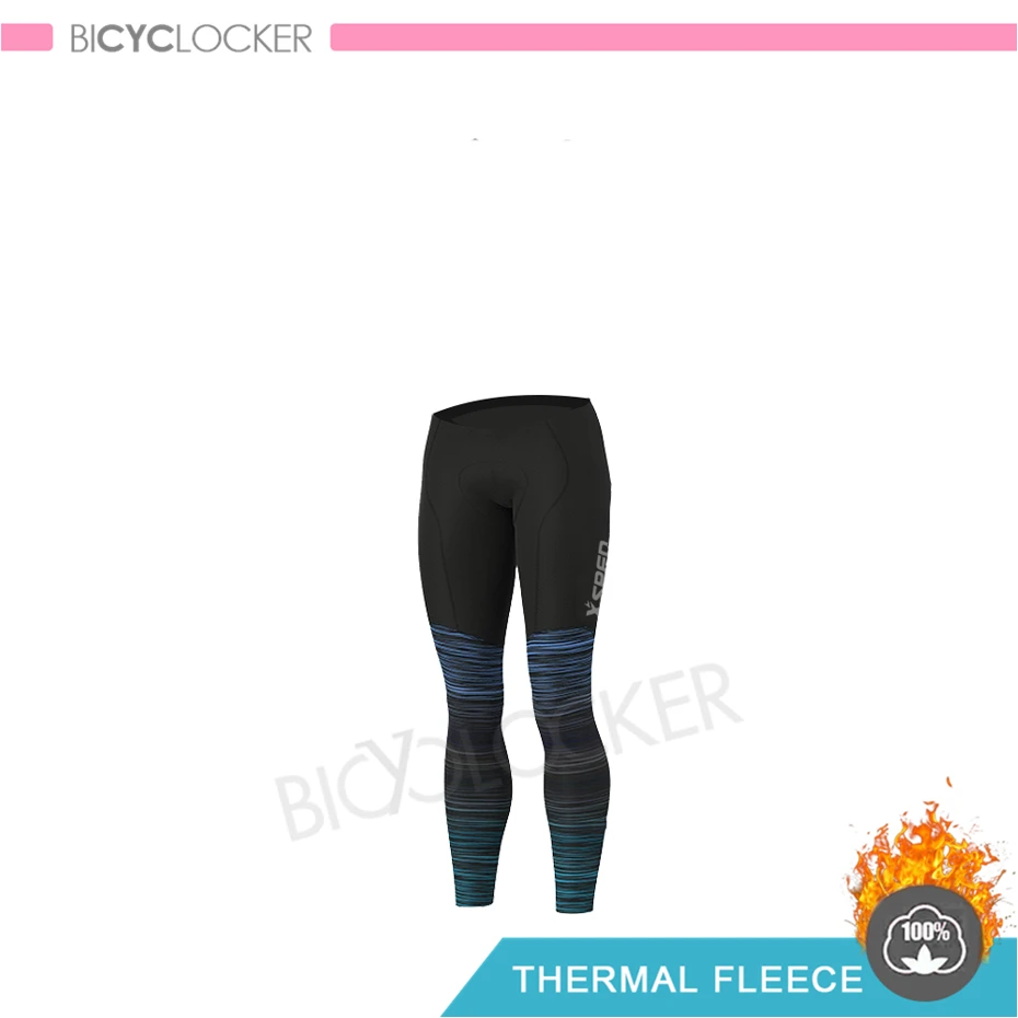 Pants Женская зимняя новая велосипедная одежда, комплект Джерси для велоспорта, Теплая Флисовая одежда Aleing, женская форма для шоссейного велосипеда, костюмы, одежда для верховой езды - Цвет: Pants
