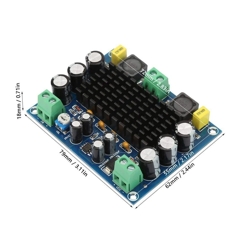 DC 12V 26V 150W TPA3116DA TPA3116 D2 моно канальный цифровой усилитель мощности с усилителем