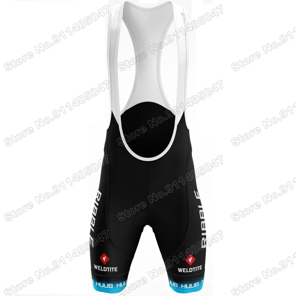 

Mens Ribble Weldtite HUUB 2021 Blue Cycling Jersey Set Summer Clothing Road Bike Shirts Suit Bicycle Bib Shorts MTB Wear Maillot