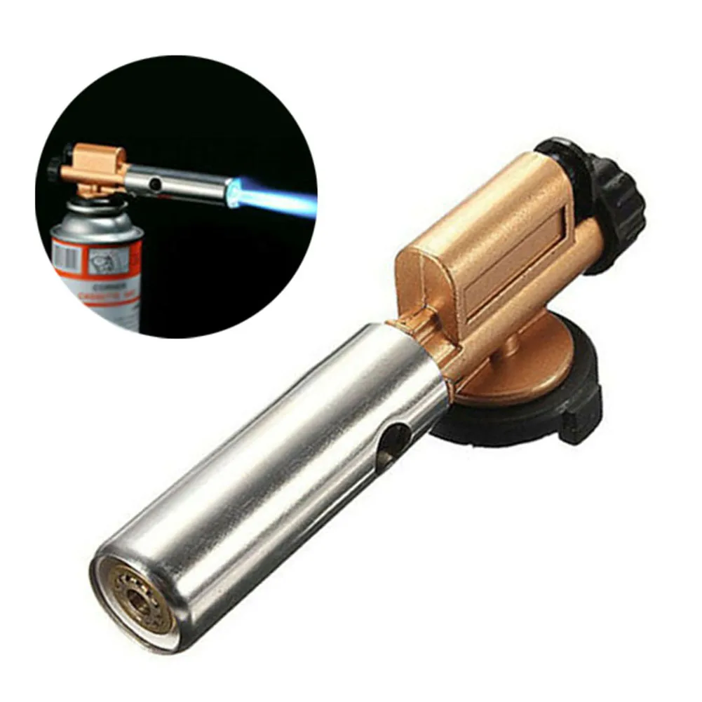 BBQ Gas Jet Flame Torch Electronic Ignition Gas Torch Butane Weld Burner