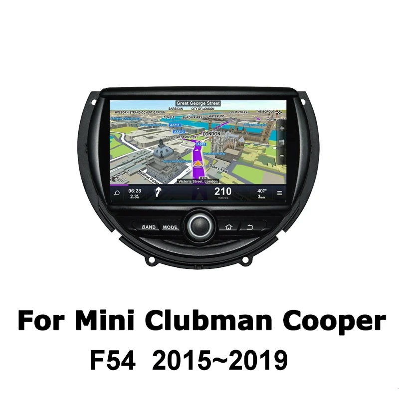 Для Mini Clubman Cooper S D F54 2015 2016 2017 2018 2020 автомобильный мультимедийный плеер gps аудио