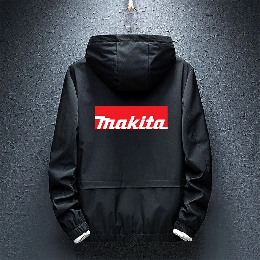

2021 Makita Logo Hoodies Splice solid Jackets Zipper Man's Comfortable Casual Comfortable Coats Spring Autumn Tops Coats