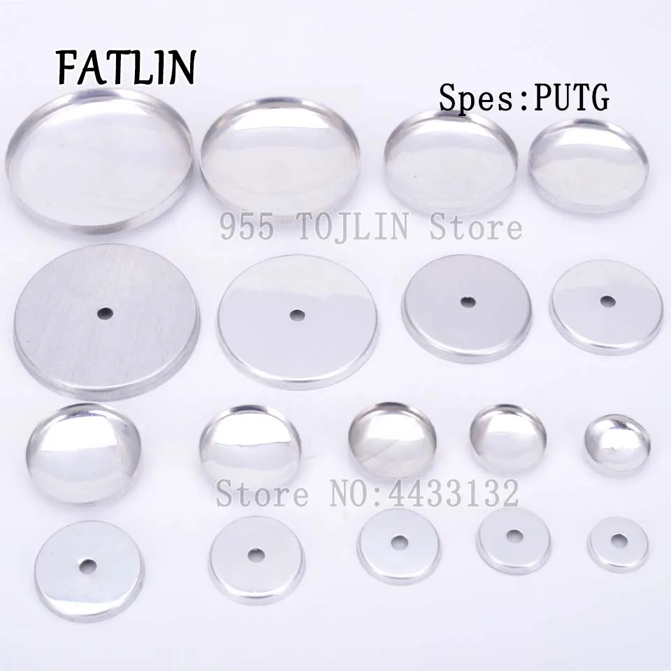 100 комплектов 24L 70L круглые пуговицы с отверстием на плоской задней