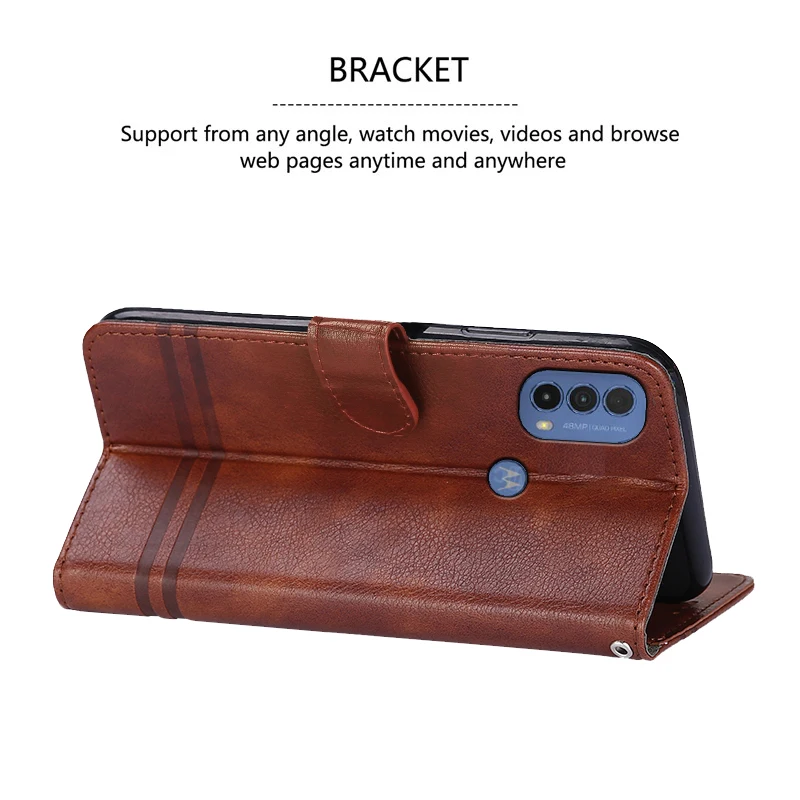 motoe40 new flip wallet phone cover for motorola moto e40 case protector book for motorola moto e 40 leather magnetic card case free global shipping