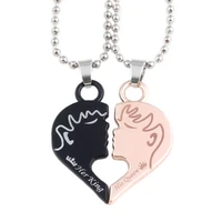 her king his queen couple necklace pendants necklaces gifts for lovers valentines day jewelry