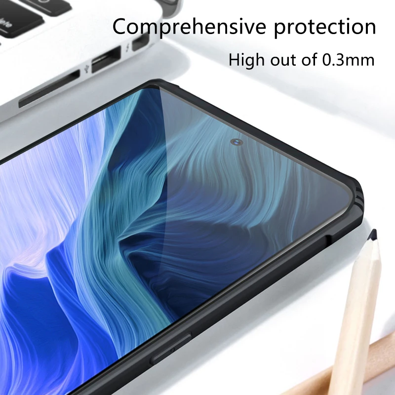 Rzants для Infinix Note 10 Pro Чехол Жесткий [Blade] ударопрочный тонкий кристально прозрачный