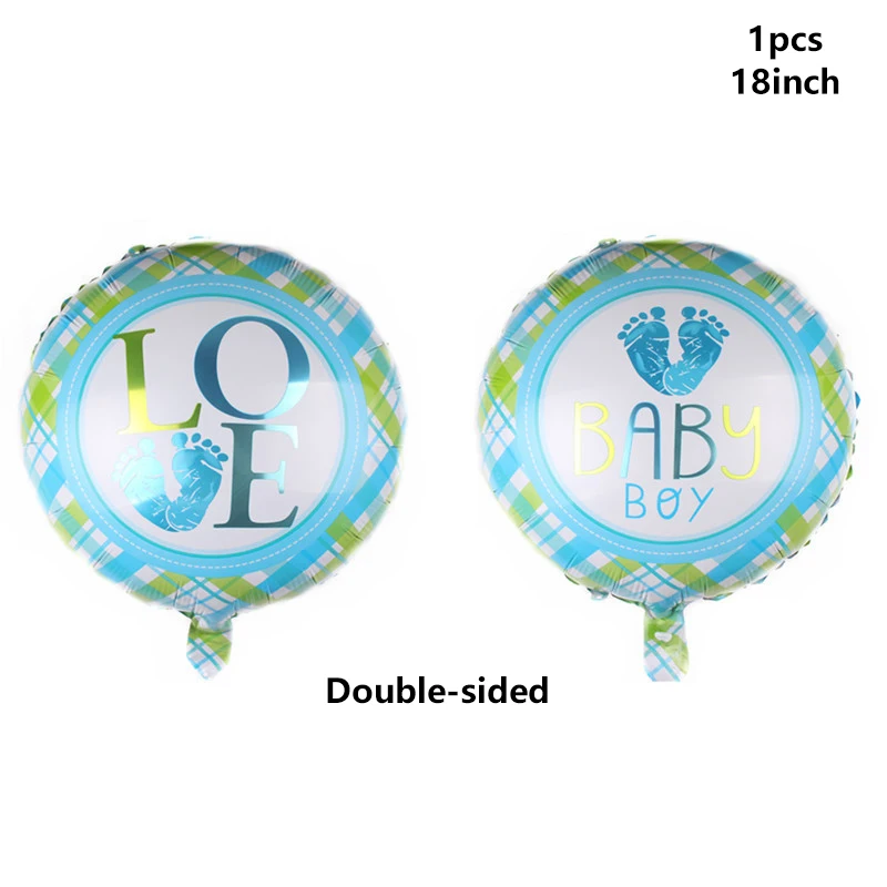1 шт. фольгированные воздушные шары для маленьких девочек или мальчиков надувные