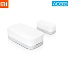 Датчик открытия окон и дверей Xiaomi Mijia Aqara Zigbee, беспроводной мини-датчик для работы с приложением для Android и IOS, для умного дома MI