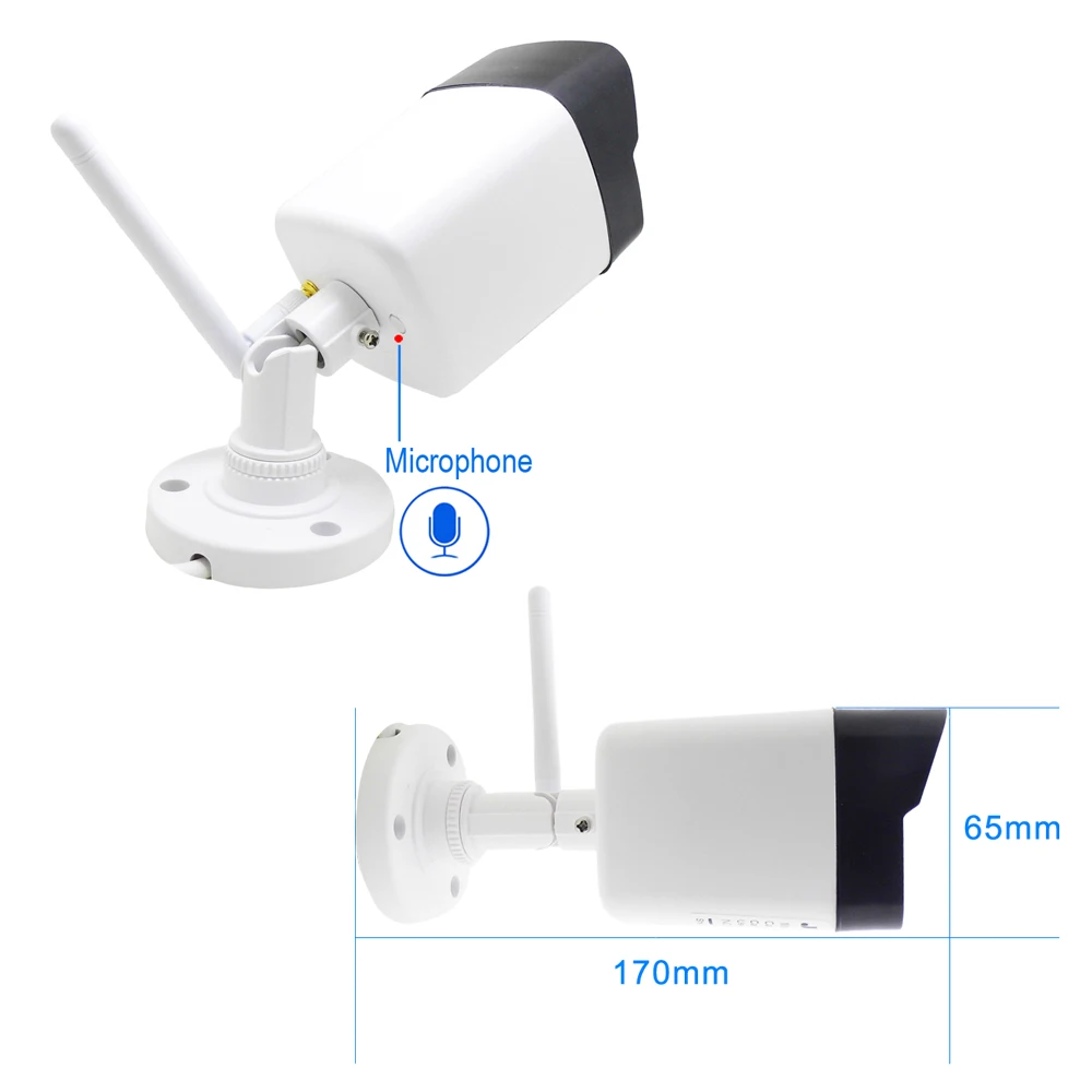 JIENUO аудио Wifi камера Ip 720P 960P 1080P HD наружный водонепроницаемый беспроводной Cctv