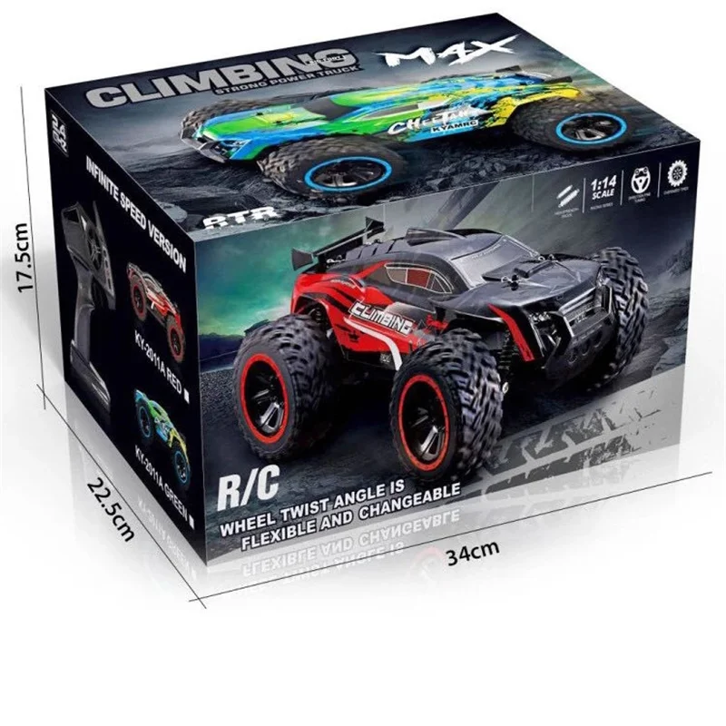 

1/14 RC Car 35Km/h High Speed Racing Cars 2WD Remote Control Off-Road Vehicle 2.4Ghz Crawler Electric RC Car toys for kids