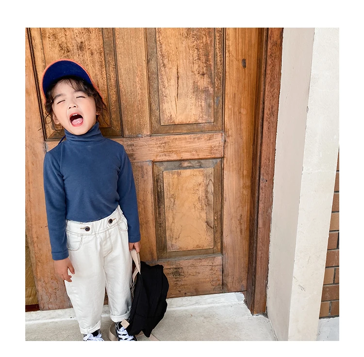 Новая модная весенне-Осенняя детская одежда полосатая рубашка с длинными