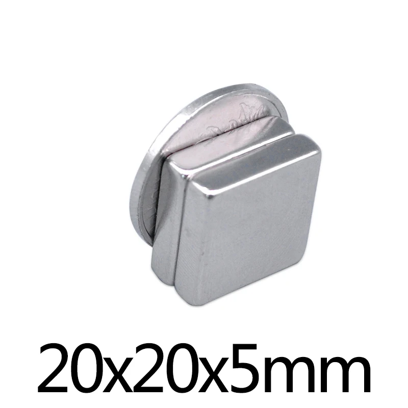 Мощные Неодимовые Магниты 20x20x5 постоянный квадратный магнит мм суперсильный