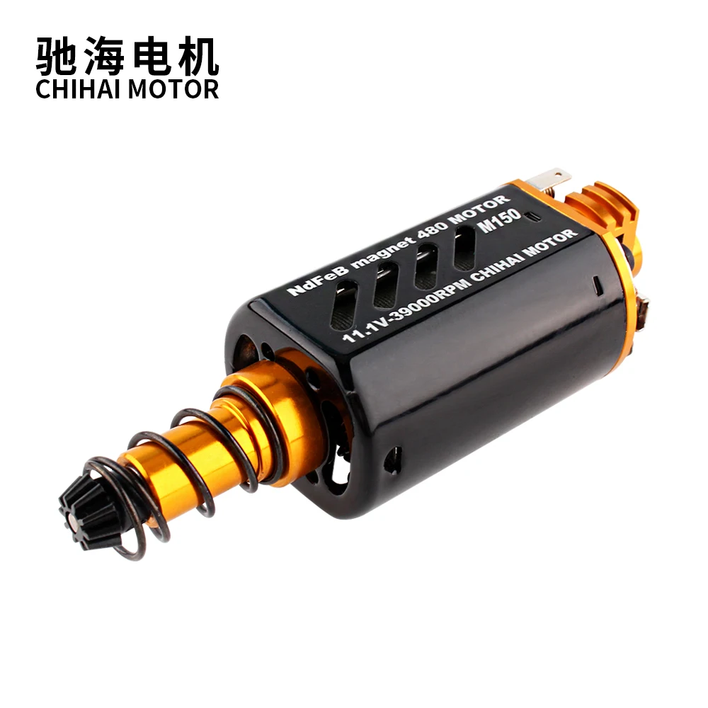 

chihai motor CHF-480WA-8514T CNC M150 N35 Nd-Fe-B high speed AEG Motor Long Axis for M4A1-J9 ACR-J10 blaster gel toy 14TPA