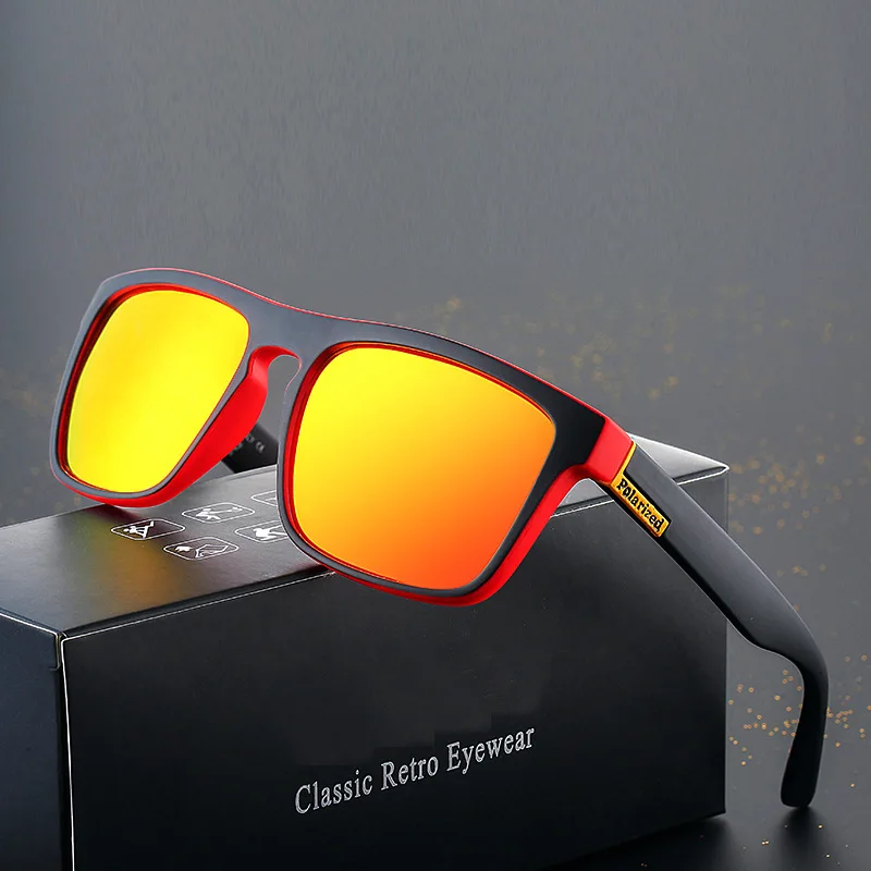 

Ladies New Fashion Men's Sunglasses Cycling Hiking Driving Sunglasses Men Classic Design Mirror Square Women's Sunglasses Men