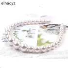 Обруч для волос Женский, элегантный, с жемчугом