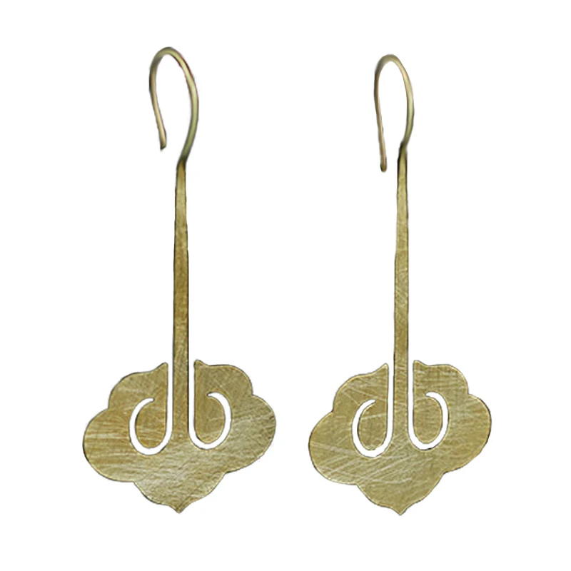 

Lotus Fun Real 925 Sterling Silver Natural Creative Handmade Designer Fine Jewelry Lucky cloud Drop Earrings for Women Brincos